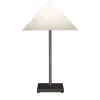 Lampada da Tavolo Logo in Nichel Nero