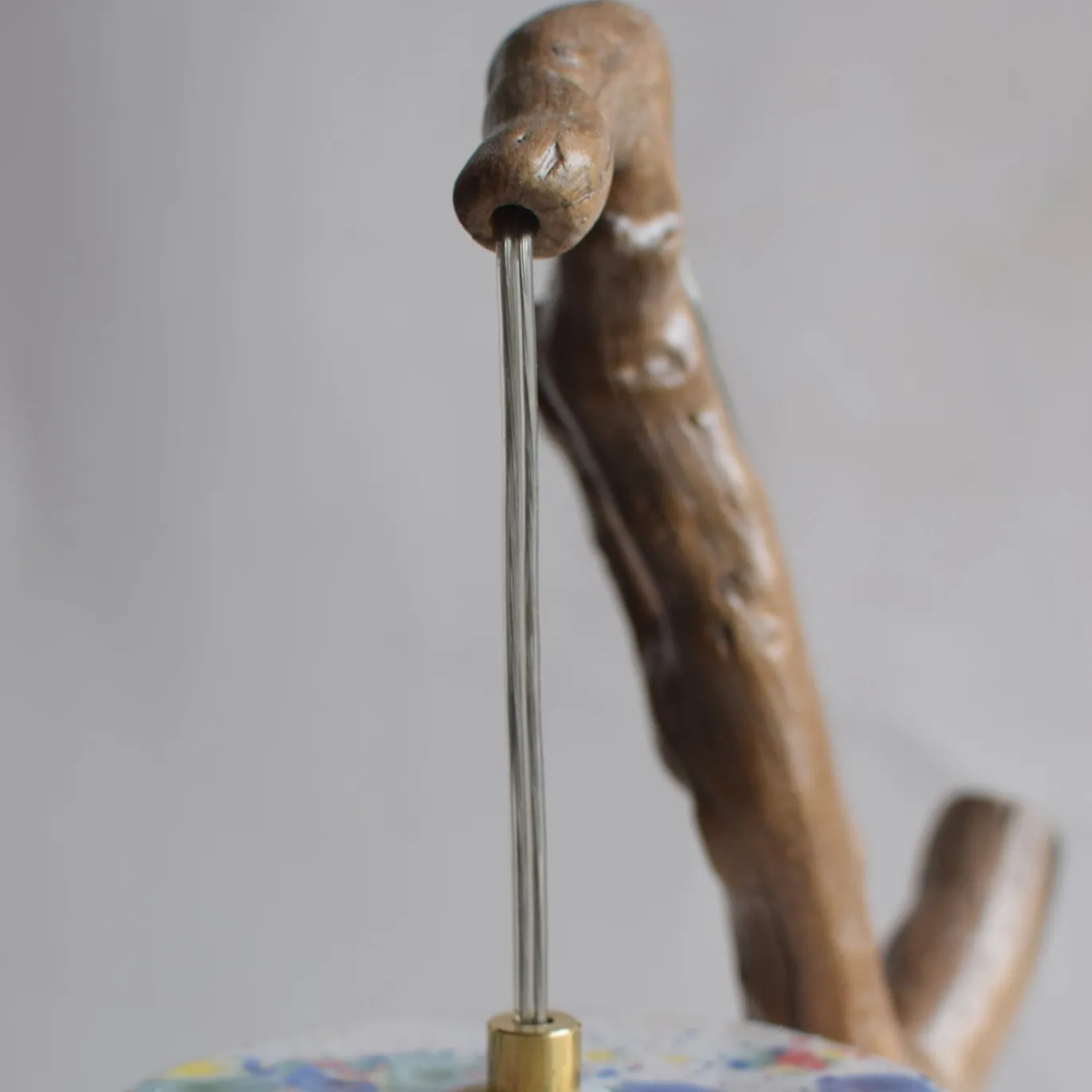 Lampada da tavolo Luma Dipladenia in ceramica e marmo