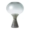 Lampada da tavolo Magika Piccola in vetro grigio a gradiente e onice Light Sky