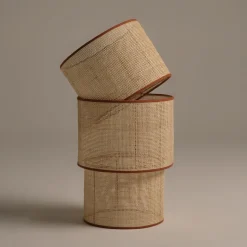 Lampada da tavolo media in rattan Sonora