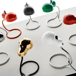 Lampada da tavolo MiniTopo Black di Joe Colombo