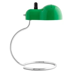 Lampada da tavolo MiniTopo Green disegnata da Joe Colombo
