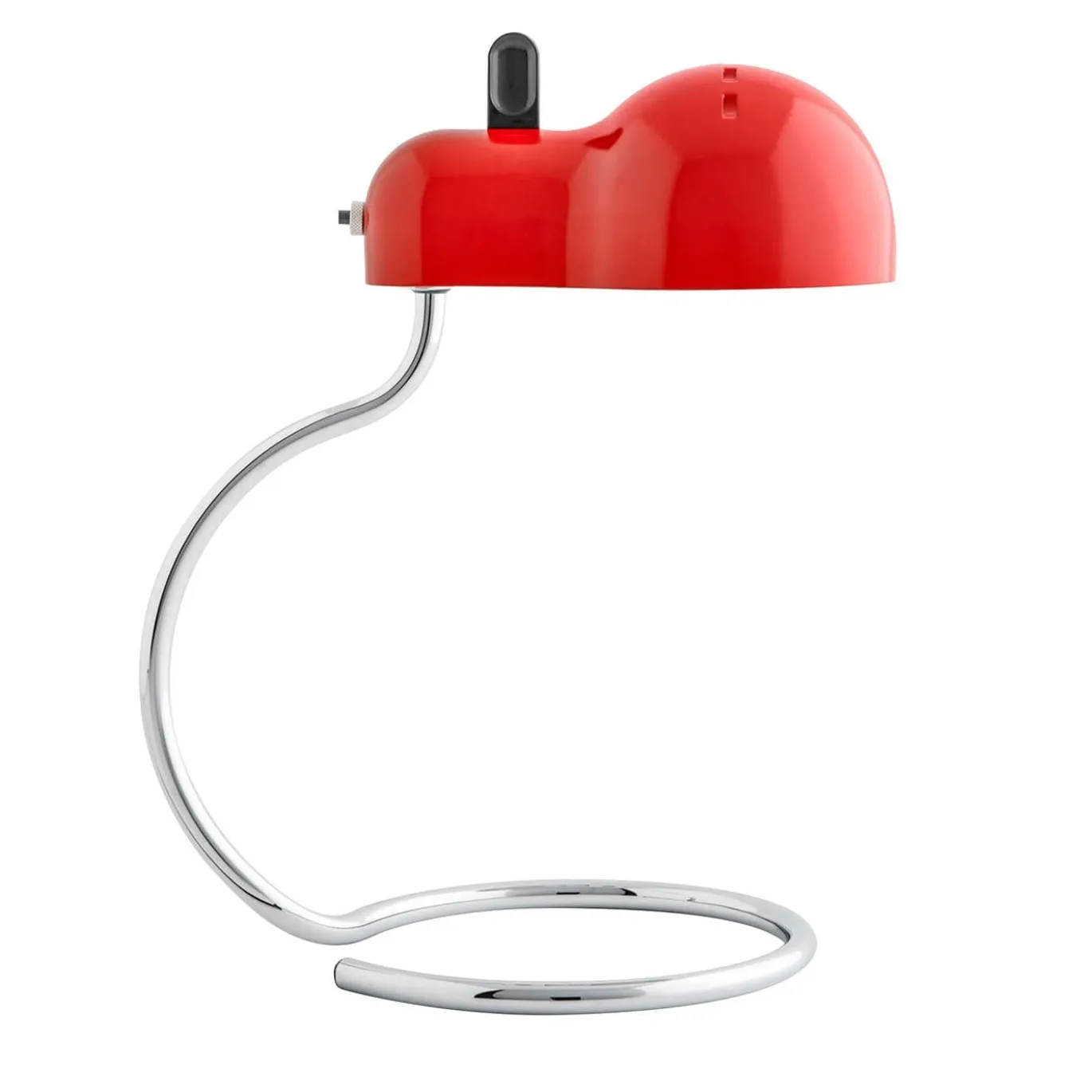 Lampada da tavolo MiniTopo Red di Joe Colombo