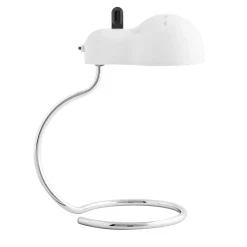 Lampada da tavolo MiniTopo White disegnata da Joe Colombo