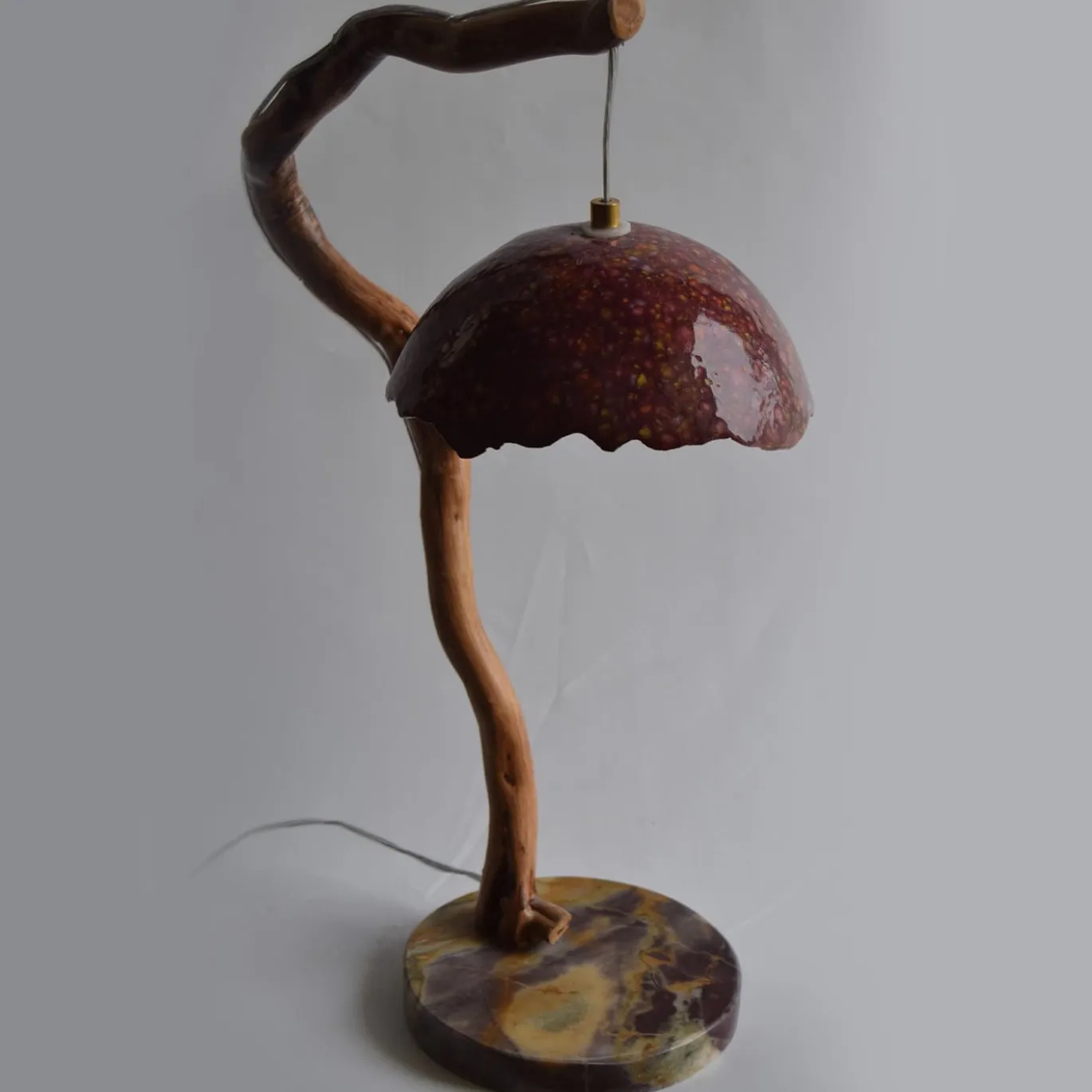 Lampada da tavolo Natura Magenta