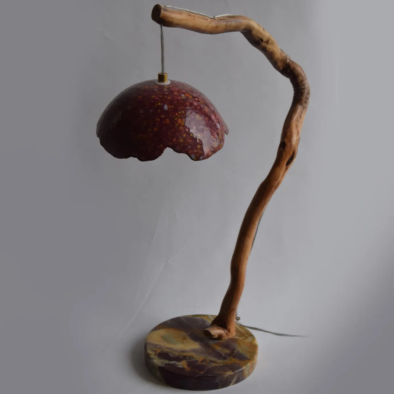 Lampada da tavolo Natura Magenta