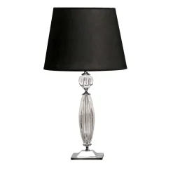 Lampada da tavolo nera