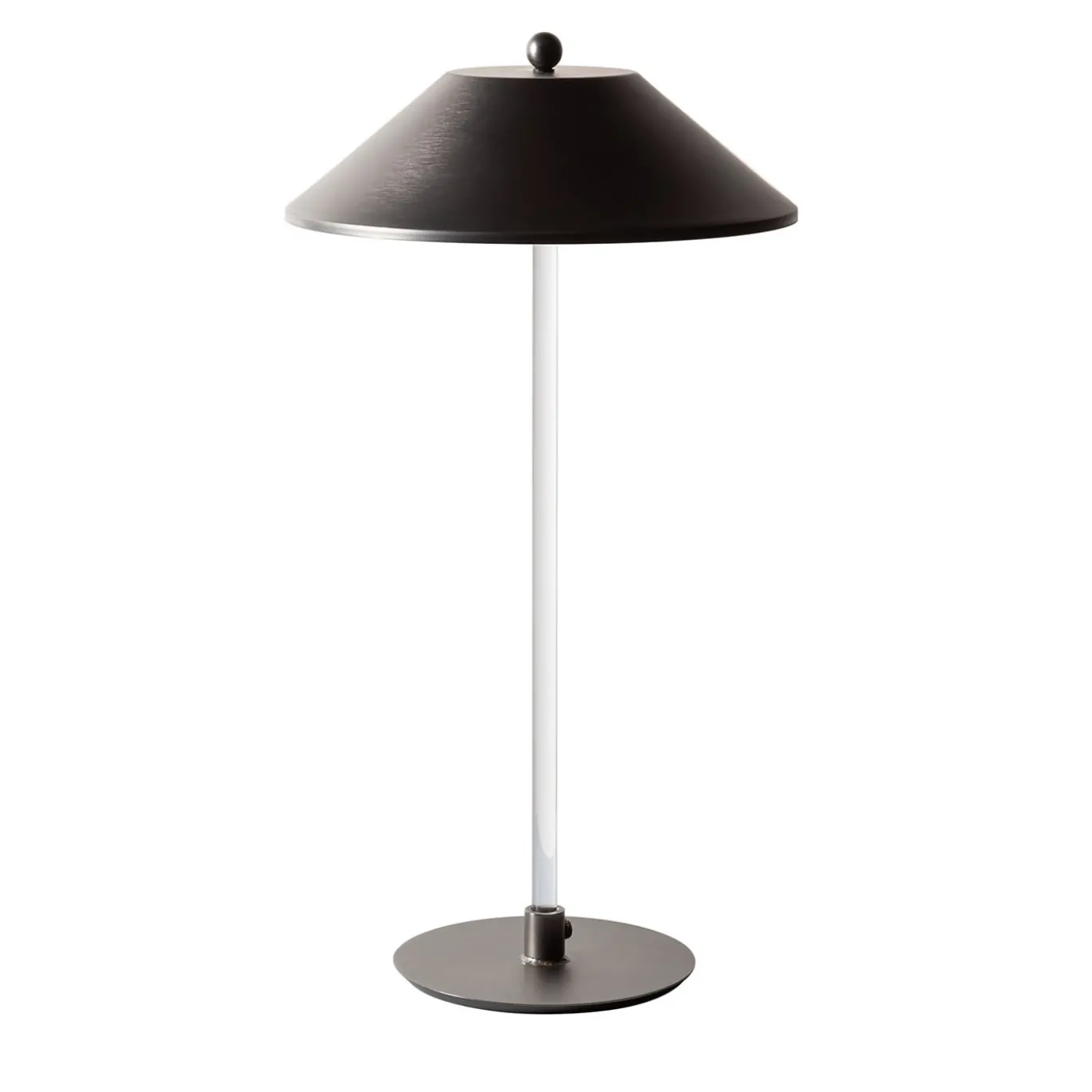 Lampada da tavolo nera Candilee di Isacco Brioschi
