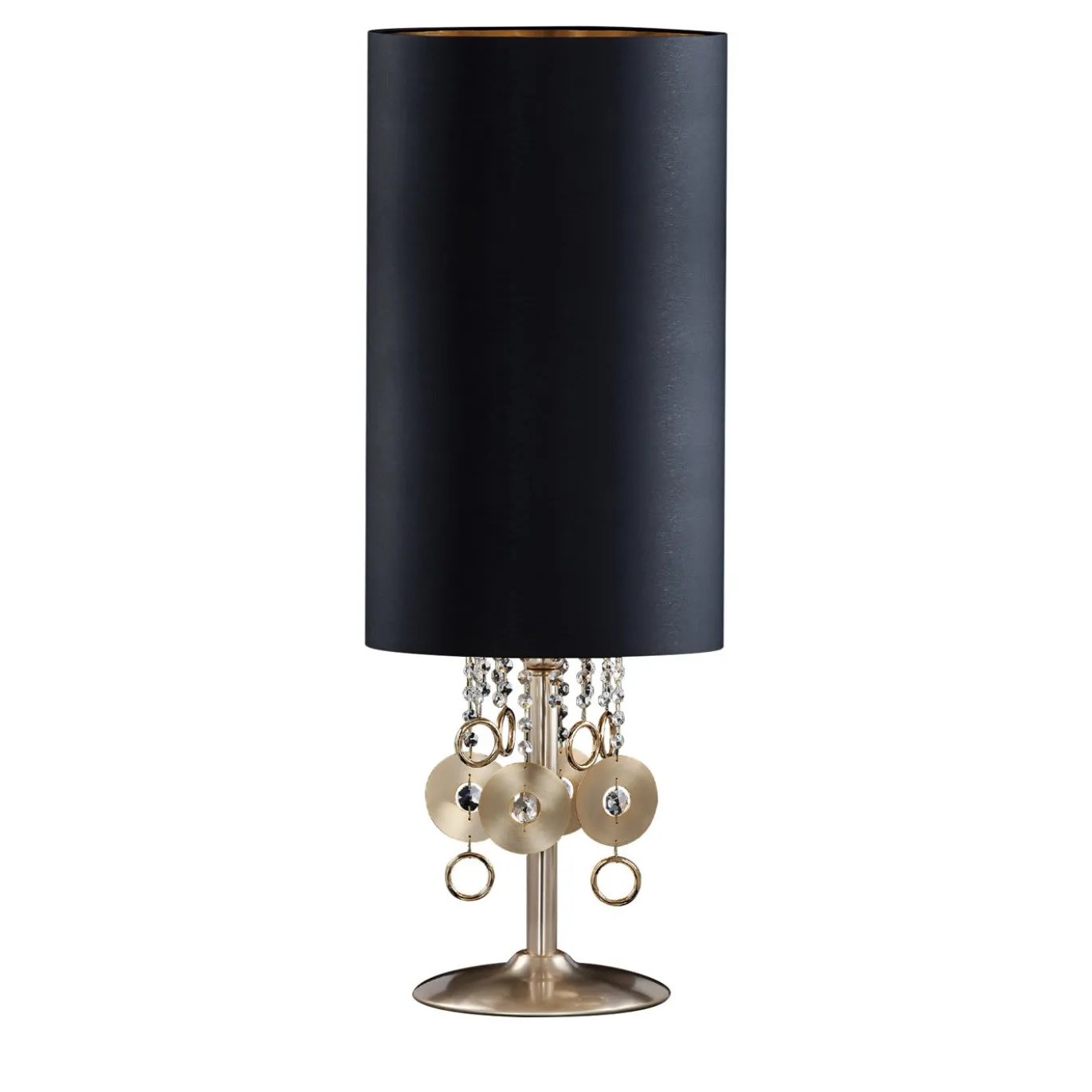 Lampada da tavolo nera Esmeralda