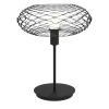 Lampada da tavolo Net in acciaio nero di Paolo Ulian
