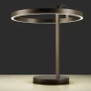 Lampada da tavolo Nido grande in metallo bronzo