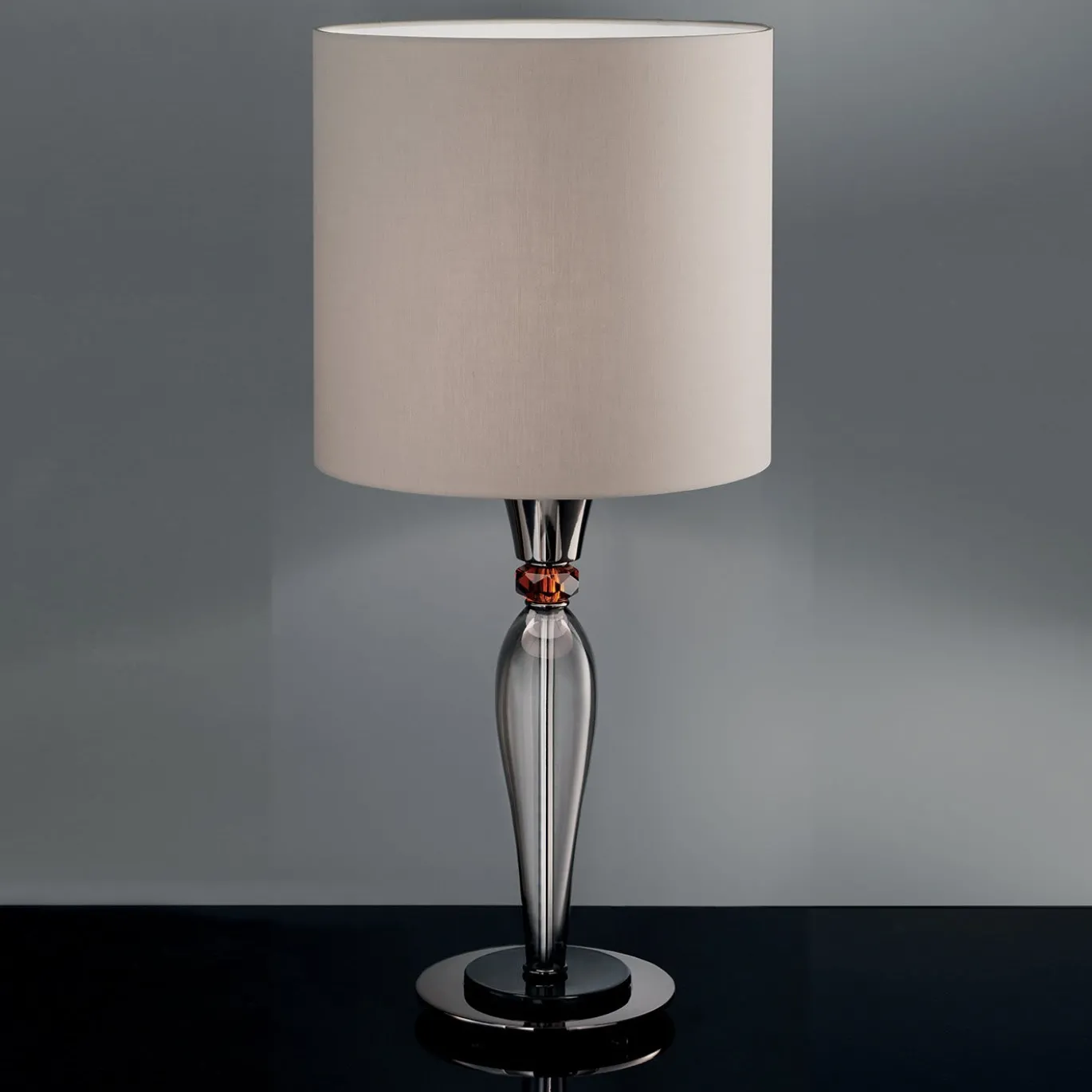 Lampada da tavolo Olympia grigio