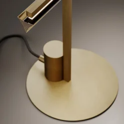 Lampada da tavolo Optical in vetro grigio fumo