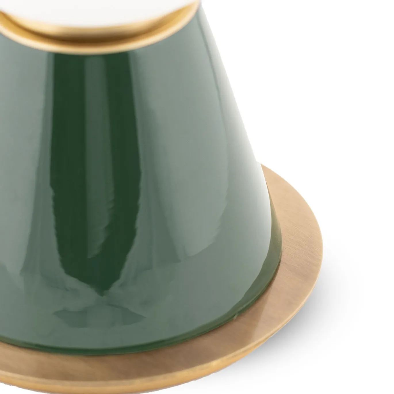 Lampada da tavolo piccola Palm verde pino