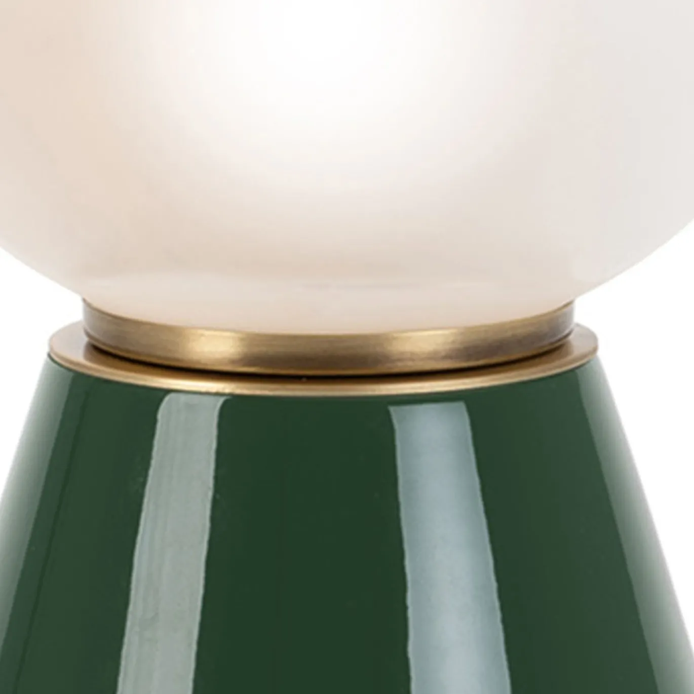 Lampada da tavolo piccola Palm verde pino