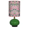 Lampada da tavolo Pink Pumpkin con base in ceramica verde