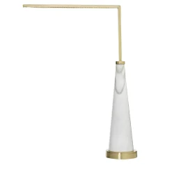 Lampada da tavolo Pinocchio in marmo di Carrara