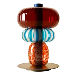 Lampada da tavolo Playground a tre componenti in vetro multicolore #3