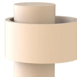 Lampada da tavolo portatile Nastro in metallo beige