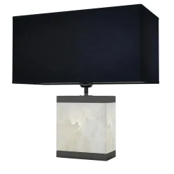 Lampada da tavolo Pulsar in marmo bianco