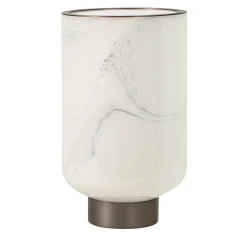 Lampada da tavolo Ramses Media in vetro marmorizzato