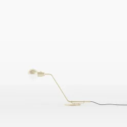 Lampada da tavolo regolabile in ottone BRS01