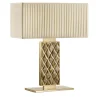 Lampada da tavolo rettangolare grande in ottone