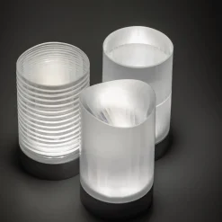 Lampada da tavolo ricaricabile Haute Silk di Federico Peri