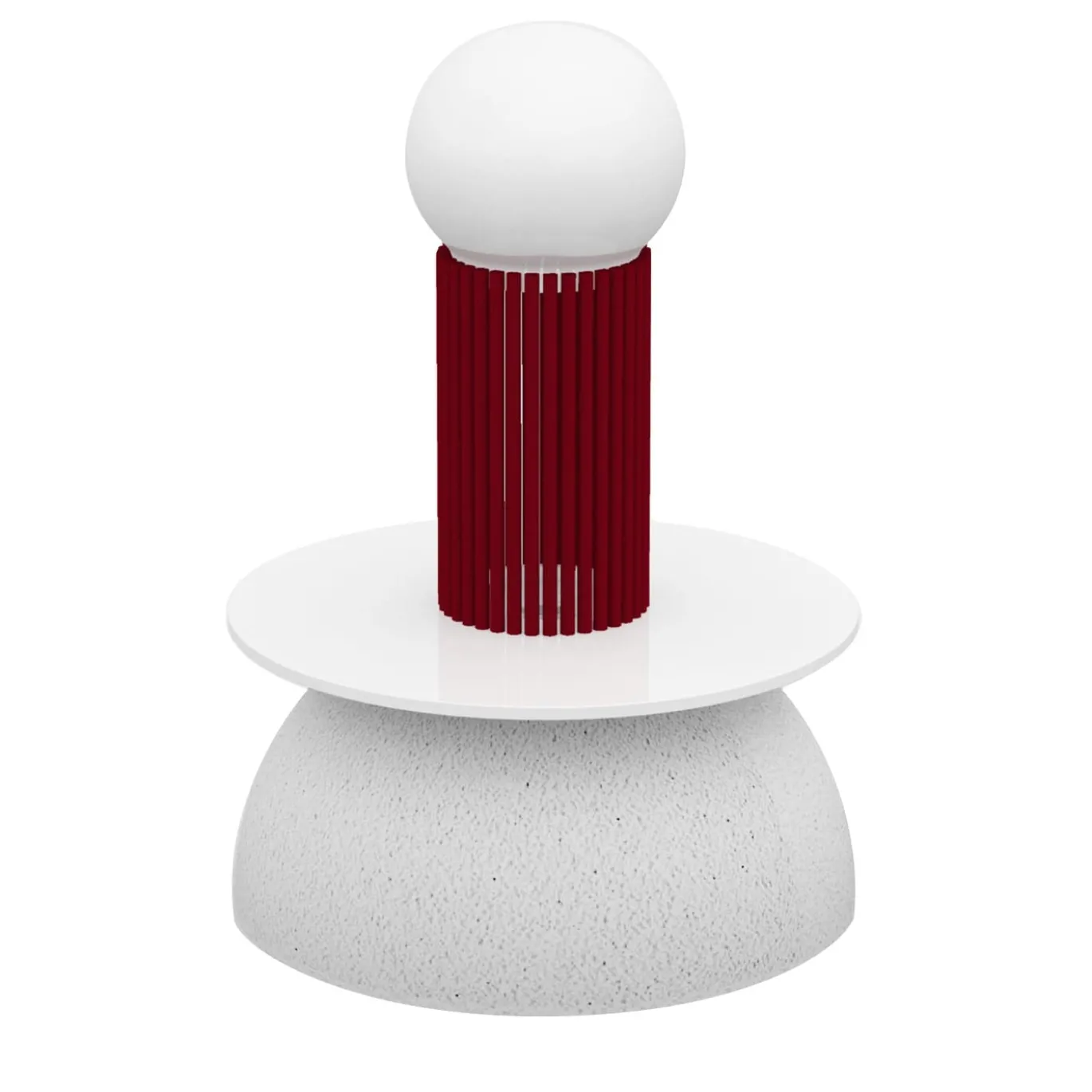 Lampada da tavolo Rivelarsi Red