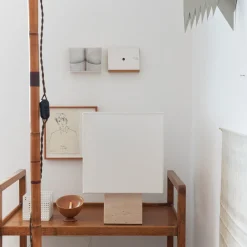 Lampada da tavolo Roma Squared Small White