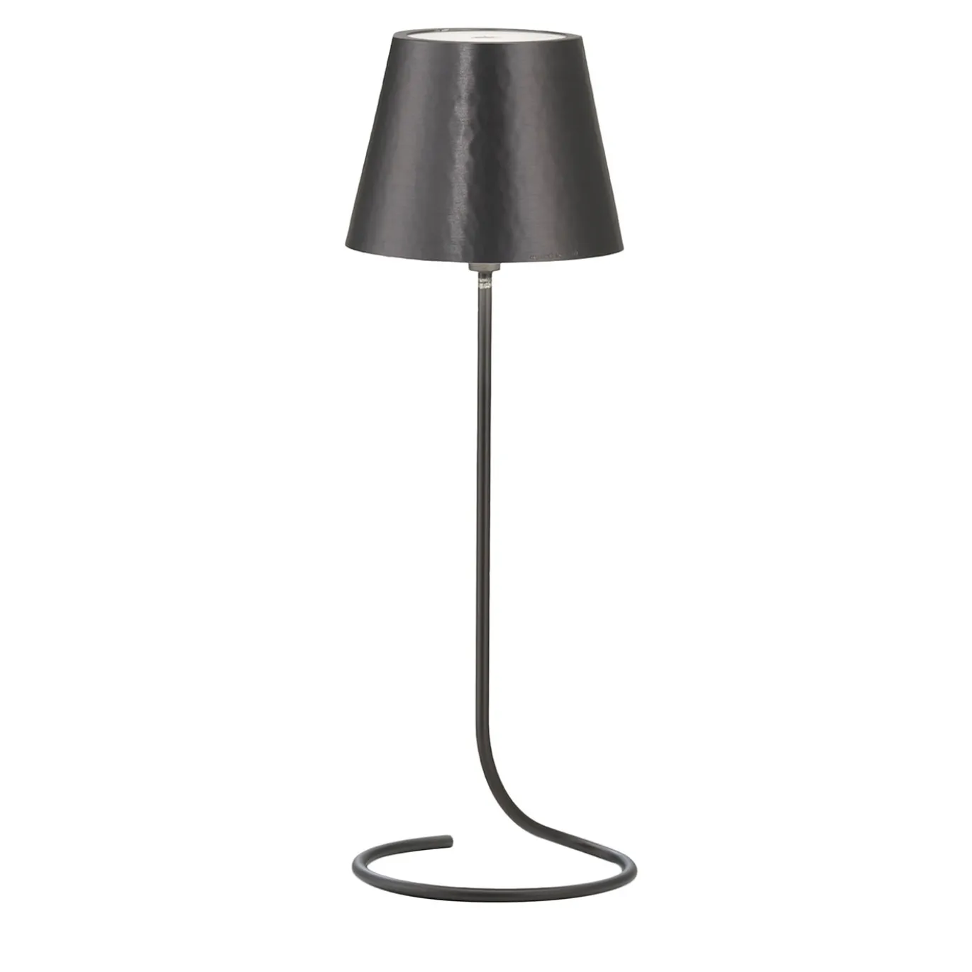 Lampada da tavolo senza fili Antares Circle in titanio e ottone di I. Harari