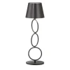 Lampada da tavolo senza fili Mizar Circle in titanio e ottone di I. Harari