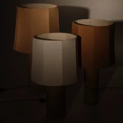 Lampada da tavolo Sonora Linen Medium Chocolate