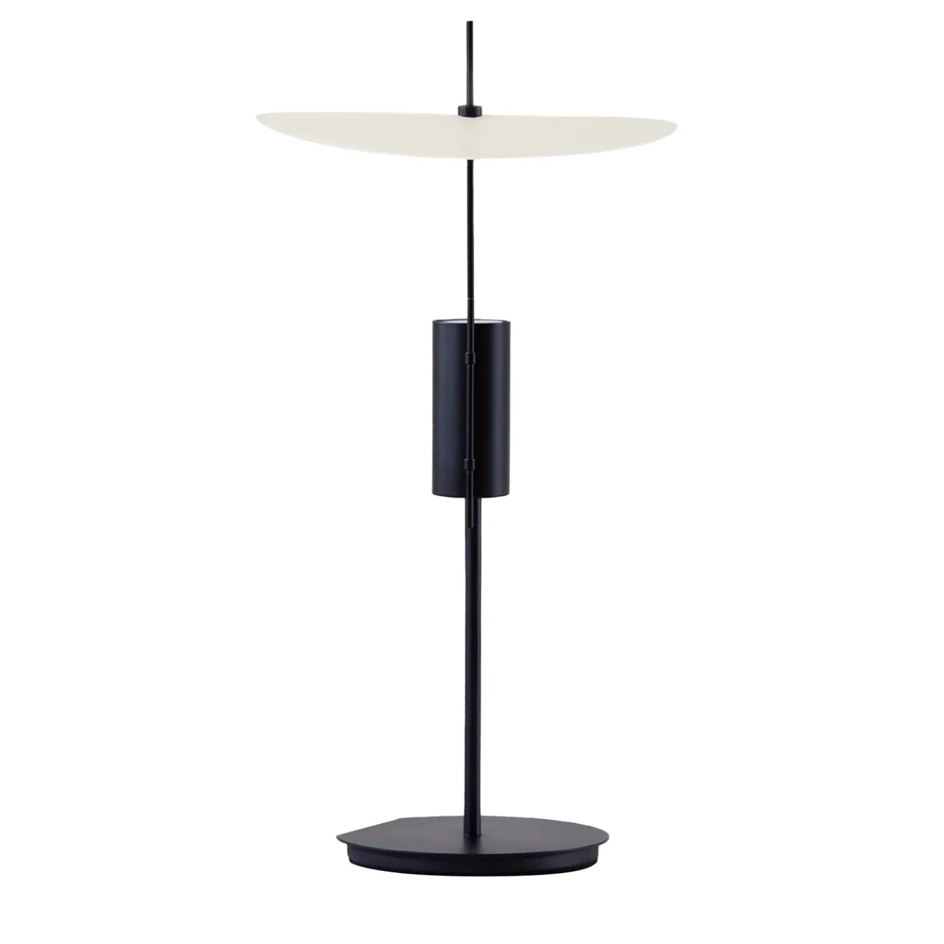 Lampada da Tavolo Stilla in Metallo Nero