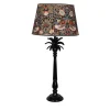 Lampada da tavolo Strawberry Thief con base nera