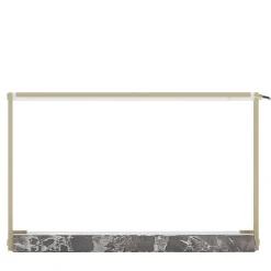 Lampada da tavolo STR04 con struttura in ottone e base in marmo