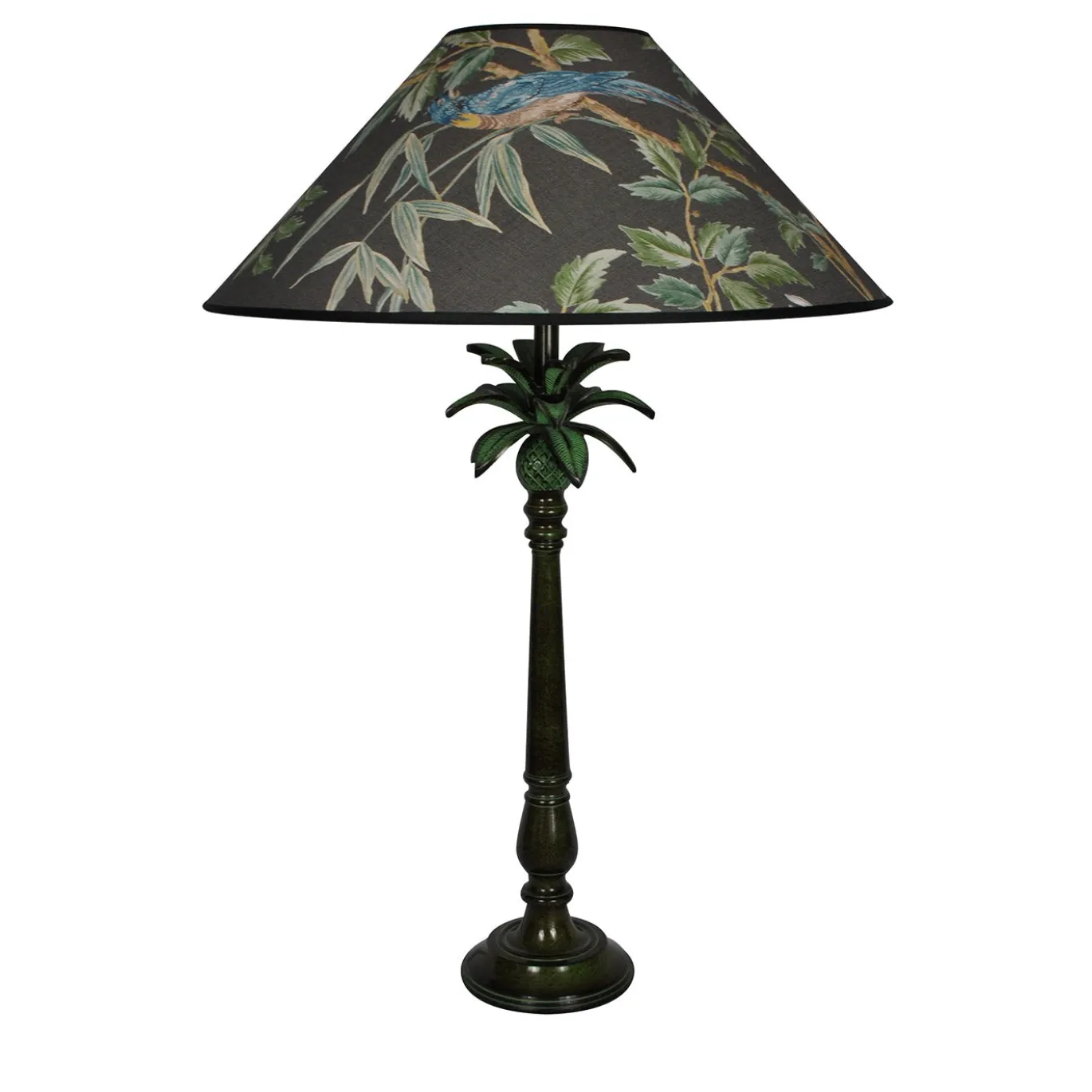 Lampada da Tavolo Sweet Birds Grigia e Verde