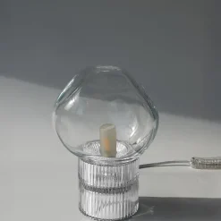 Lampada da tavolo Tello Nuvola Clear & Crystal