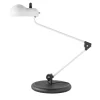 Lampada da tavolo Topo bianca di Joe Colombo