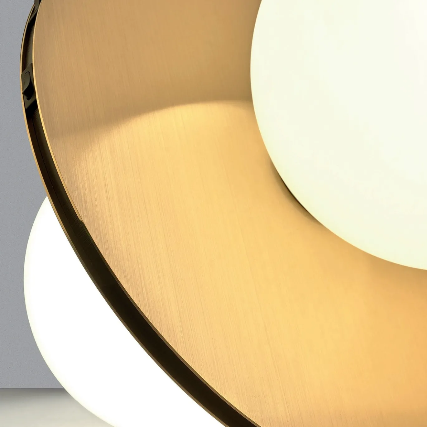 Lampada da tavolo Twins Gold di Michele Reginaldi