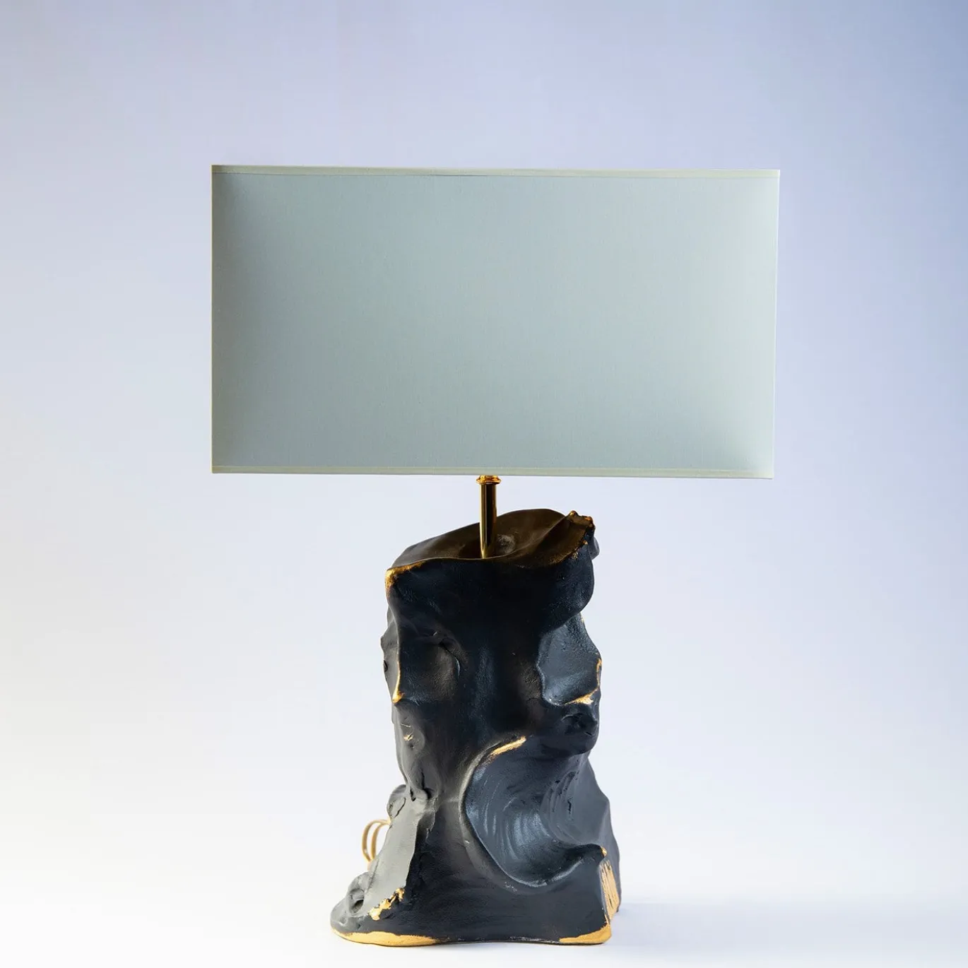 Lampada da tavolo Un Giorno Verrai nero e oro