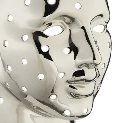 Lampada da tavolo Urano in ceramica argento