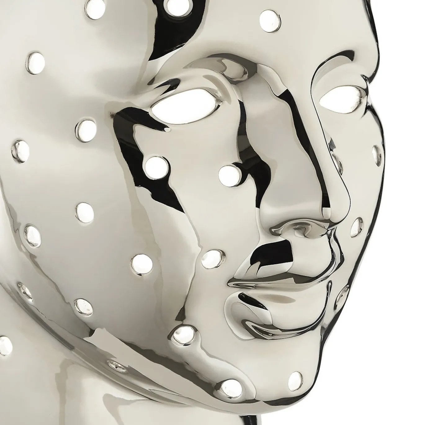Lampada da tavolo Urano in ceramica argento