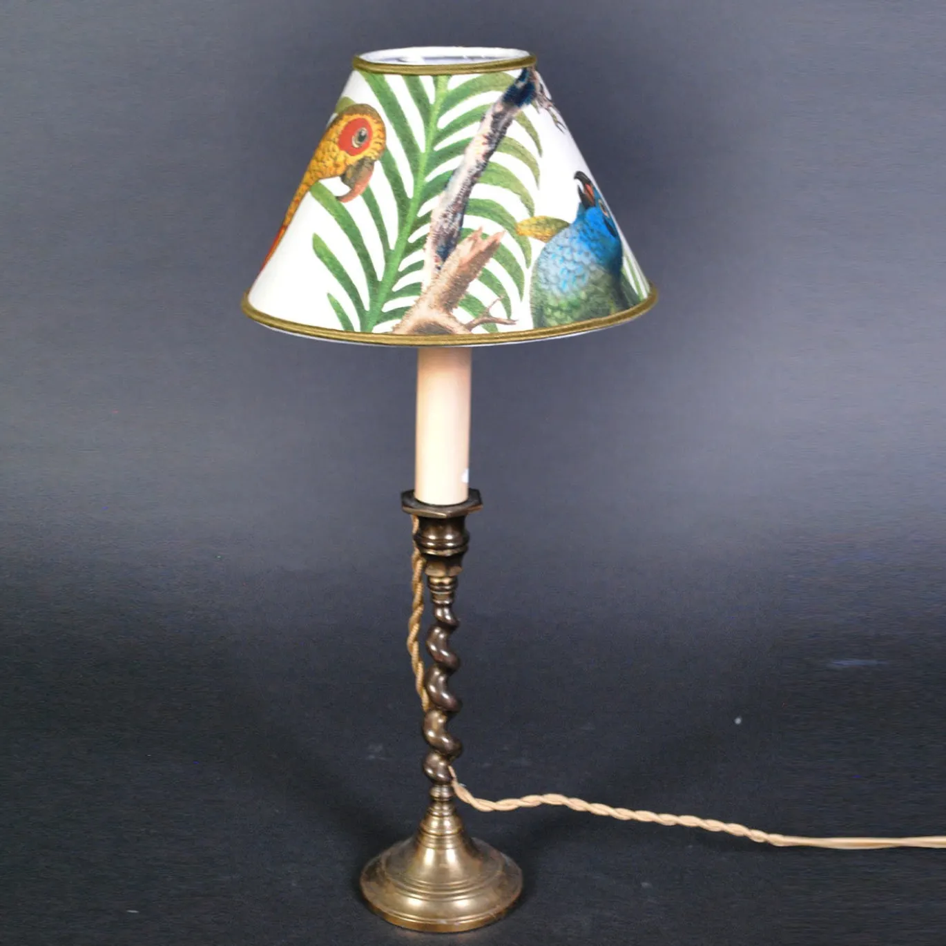 Lampada da tavolo vintage Parrot On Palm