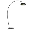 Lampada da terra ad arco Molly nera