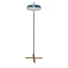 Lampada da Terra Amaretto Specchiata Ciano