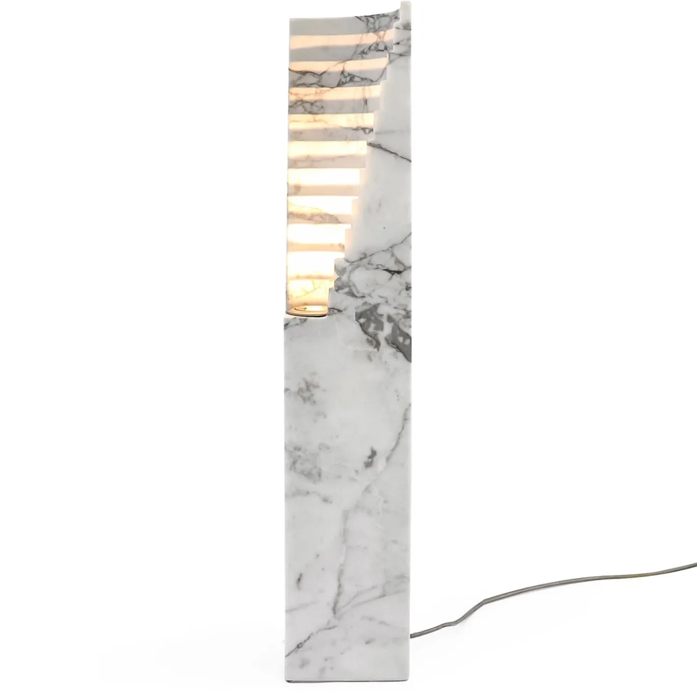 Lampada da terra Anfiteatro Grande Paonazzo in marmo
