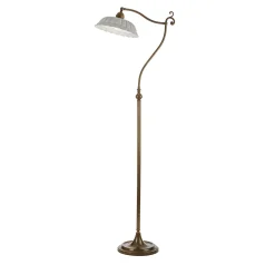 Lampada da terra Anita in ottone e ceramica