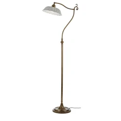 Lampada da terra Anita in ottone e ceramica