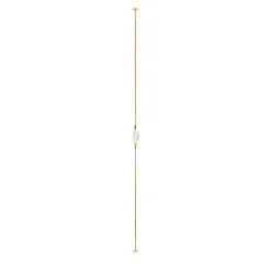 Lampada da terra a soffitto Il Pezzo 12 in ottone con finitura oro a 1 luce